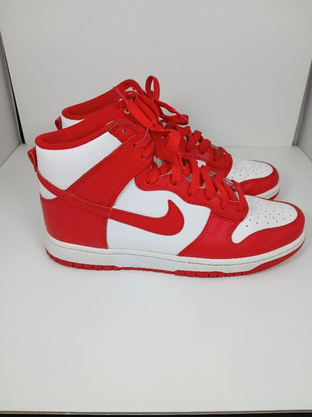 Nike Dunk High Retro "Championship White Red" Men's 9